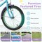 Purple Kids Bike with Adjustable Handlebar and Saddle for Comfortable Riding